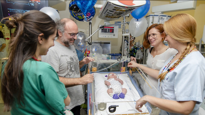 Salvador, el bebé superviviente del Gregorio Marañón