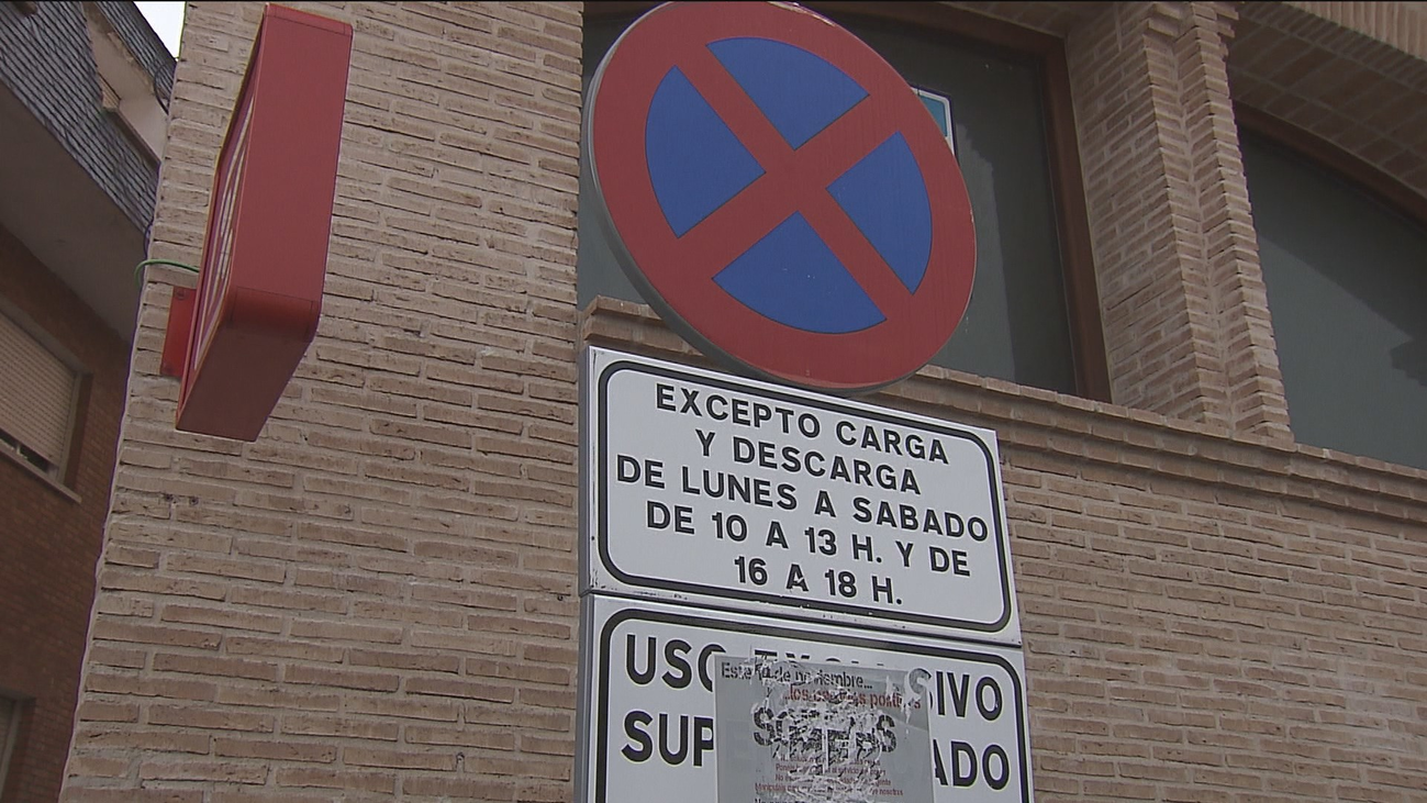 Señales fabricadas con material reciclado en Bustarviejo