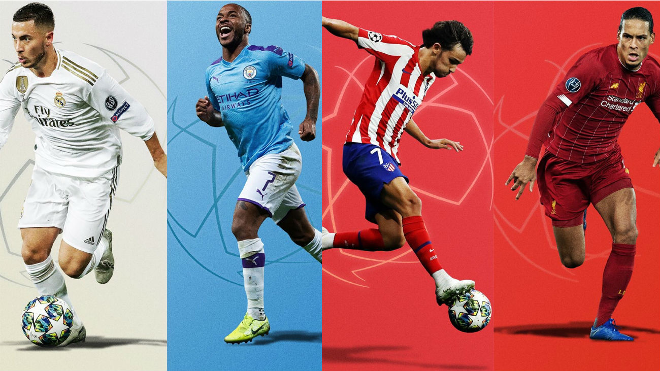 Real Madrid-Manchester City y Atlético-Liverpool