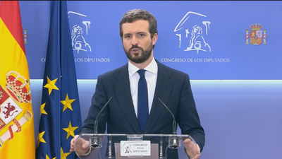 Casado: "La única oferta de Sánchez es que nos abstengamos para facilitar un gobierno con Iglesias"