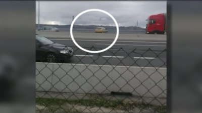 Susto en la A-2 con un conductor que circulaba en sentido contrario por error