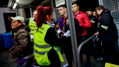 El Camp Nou, blindado ante un clásico de alto riesgo