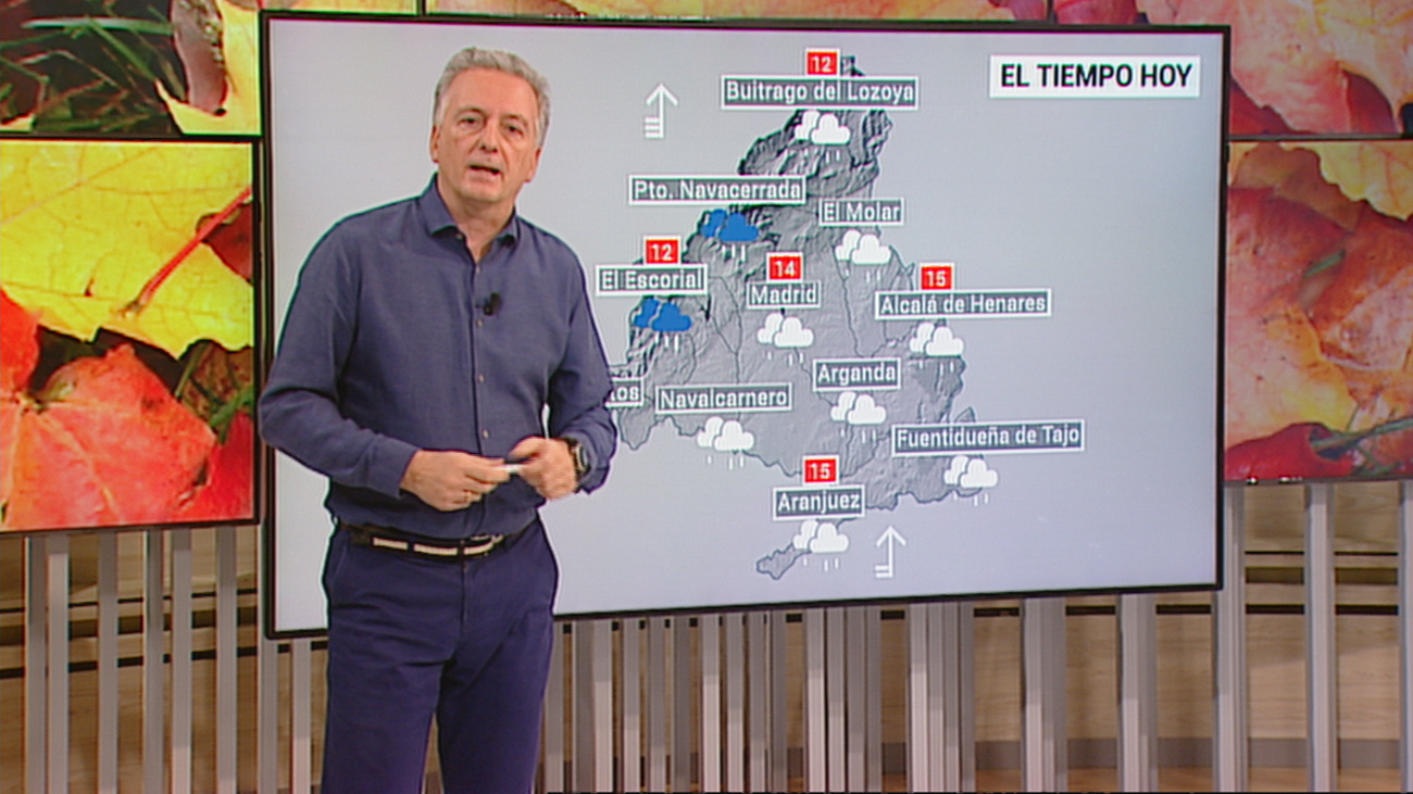Viento fuerte y mucha lluvia en Madrid, que está en alerta naranja