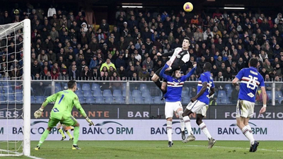 Cristiano Ronaldo desafía a la gravedad con un golazo