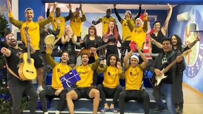 El Getafe presenta su villancico navideño