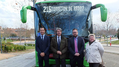 Una nueva línea de autobús une Torrejón, Paracuellos y Ajalvir
