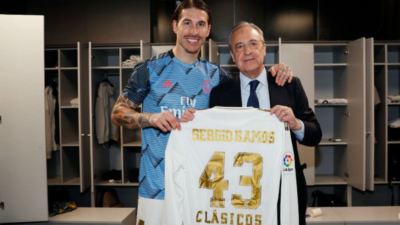 Ramos se convierte en el jugador con más clásicos