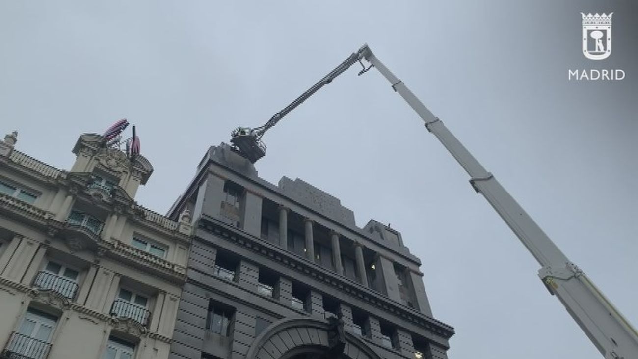 Desprendimiento de una cornisa