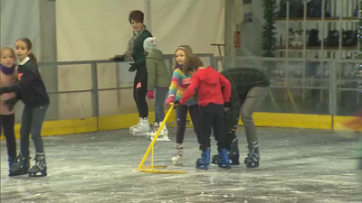 Madrid Río ya tiene su pista de hielo estas navidades