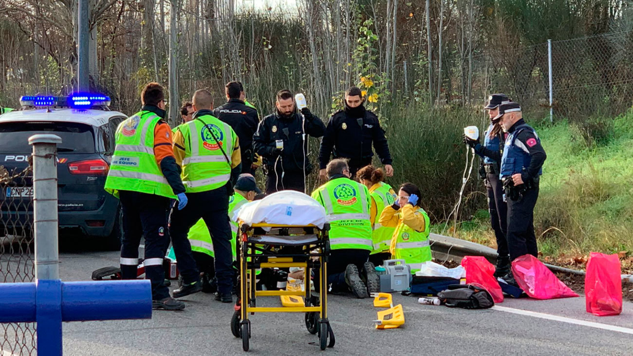 Imagen del atropello en el Campo de las Naciones