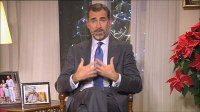 A las 9 de la noche Telemadrid les ofrecerá el mensaje de Navidad del Rey