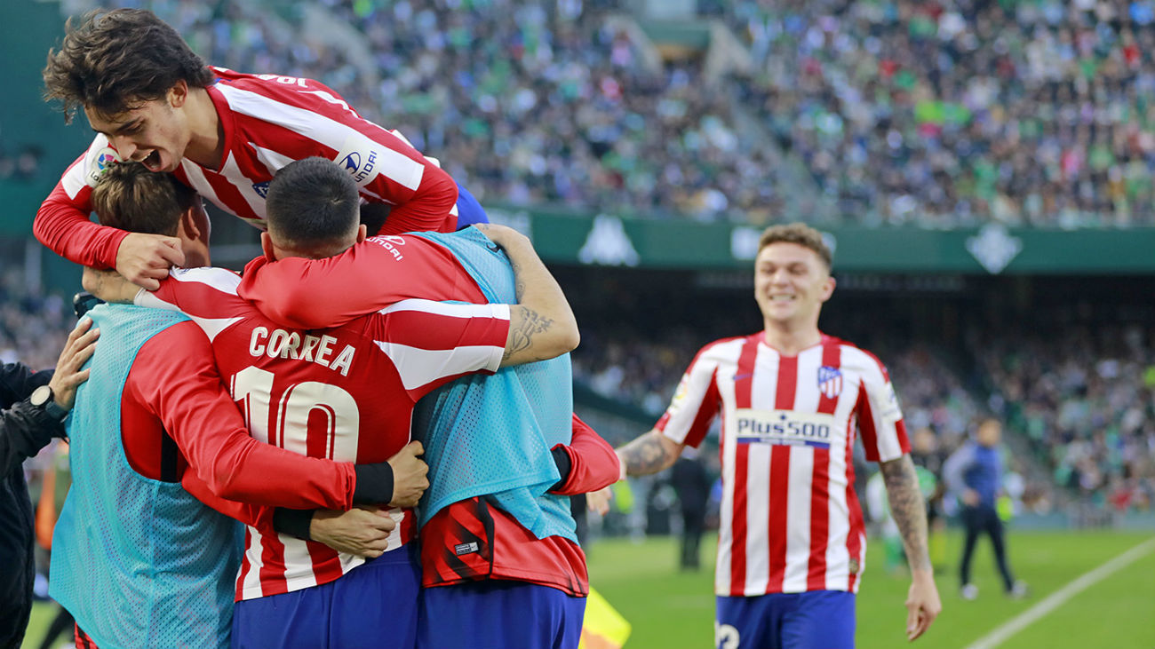 1-2. Correa devuelve la sonrisa al Atlético ante el Betis