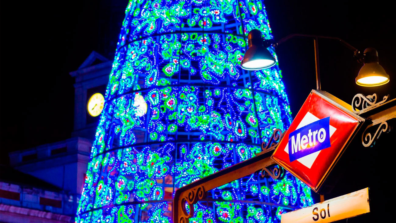 Estación de Sol en Navidad