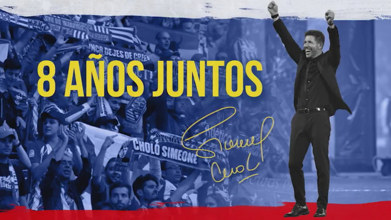 Se cumplen ocho años de la llegada de Simeone al Atlético