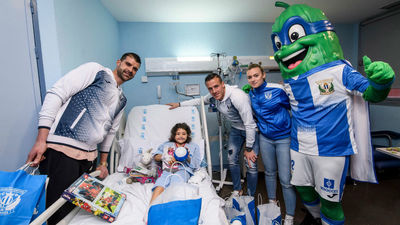 Los jugadores del Leganés, Reyes Magos por un día