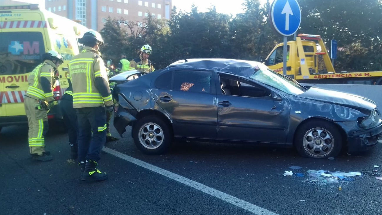 Accidente de tráfico en Alcorcón
