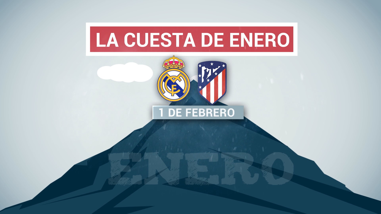 Al Atleti y al Real Madrid les espera la cuesta de enero más empinada