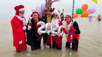 Un chapuzón para comenzar el año