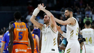 85-78. Rudy rescata al Real Madrid ante el Valencia