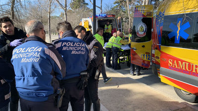 Herido grave un hombre al caerse de la bici en El Retiro