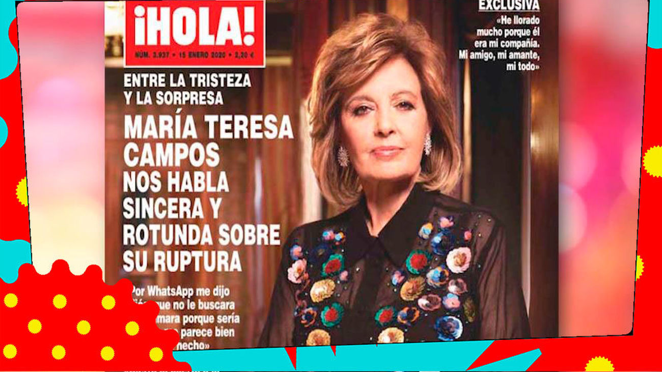 María Teresa Campos: “Cierro la puerta a la reconciliación”