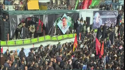 Al menos 50 muertos en una estampida en el  funeral de Soleimaní en Irán
