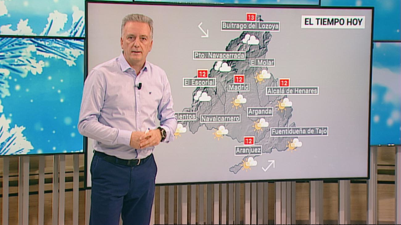 Cielos cubiertos y temperaturas máximas en descenso en estos días en Madrid