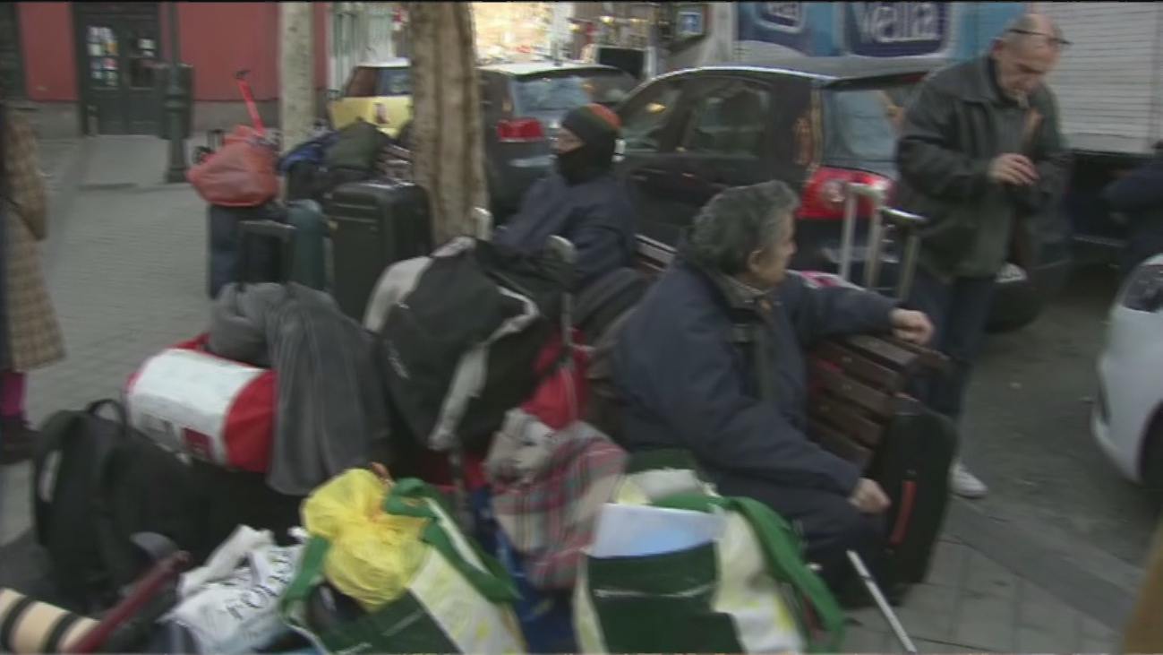 La Policía desaloja a miembros de Hogar Social del edificio de Malasaña que okupaban desde 2018