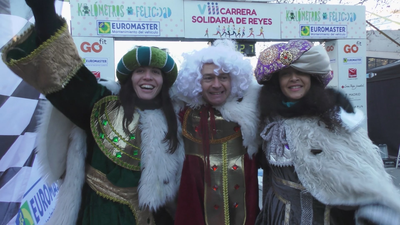 La VIII Carrera Solidaria de Reyes recorre las calles de Madrid