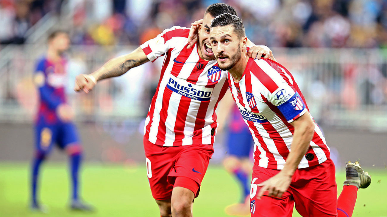 2-3. El Atlético, a la final de la Supercopa tras remontar al Barça