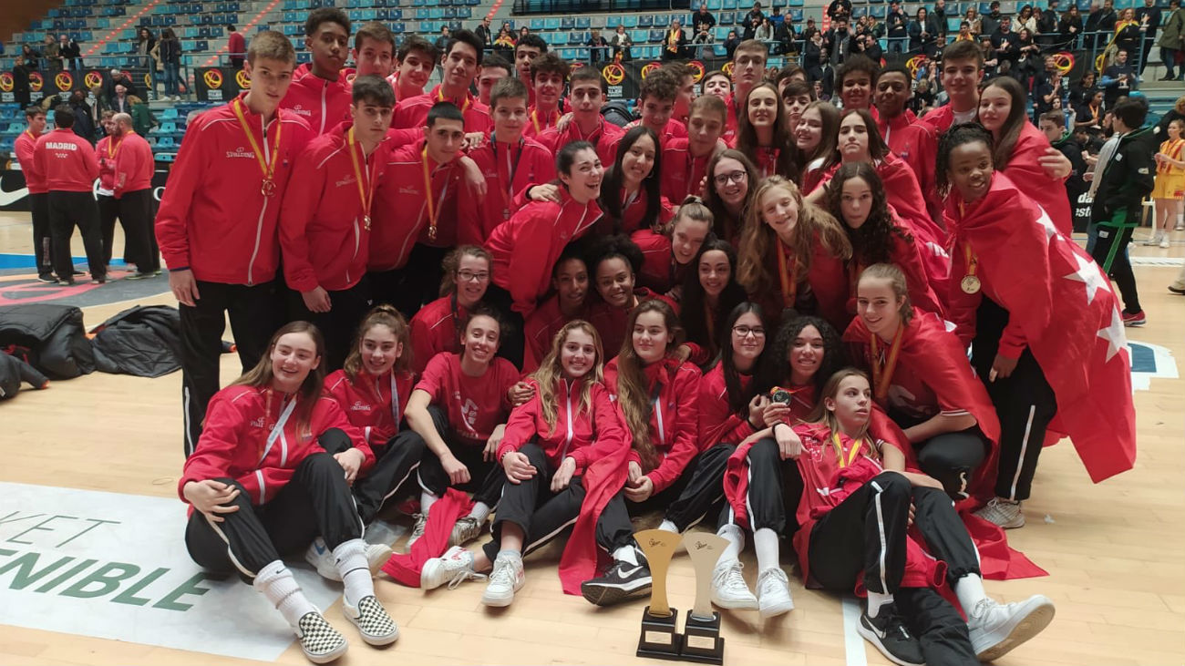 Selecciones masculina y femenina de baloncesto de Madrid