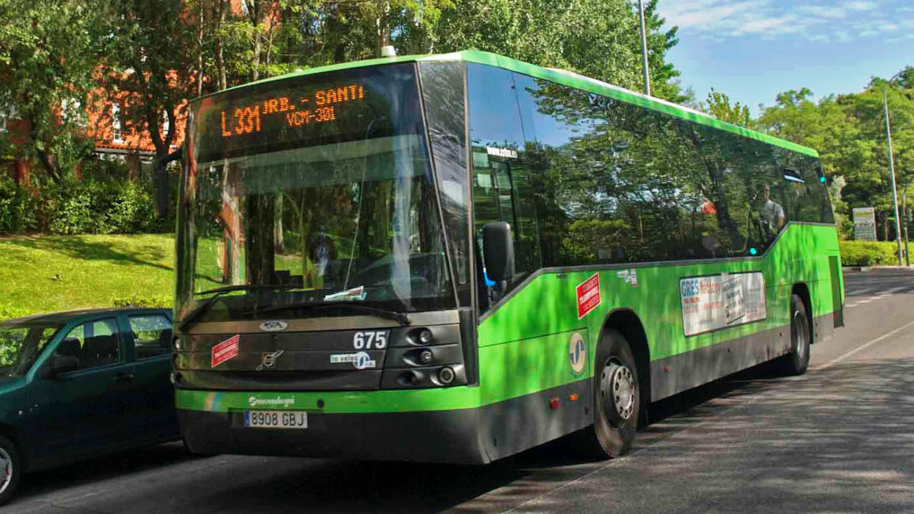 Autobús en Rivas