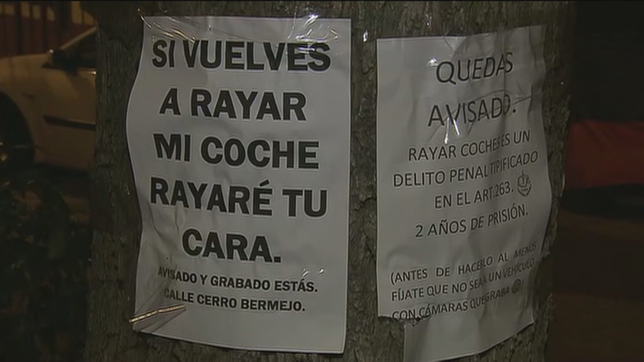 Las amenazas de vecinos de Puerta del Ángel contra el vandalismo: "Si rayas mi coche, rayaré tu cara"