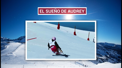 Audrey nació sin tibias, pero no renuncia a nada