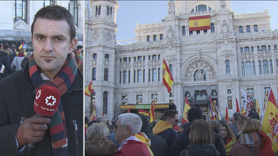 Miles de personas en Madrid en la protesta de VOX contra el gobierno de Sánchez