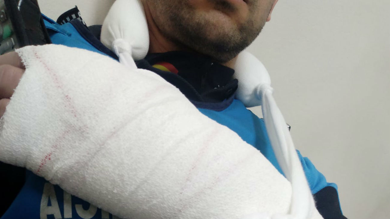 Agredido un policía local de Alcorcón