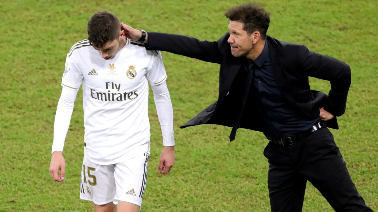 Simeone: "Valverde ganó la Supercopa con su expulsión"