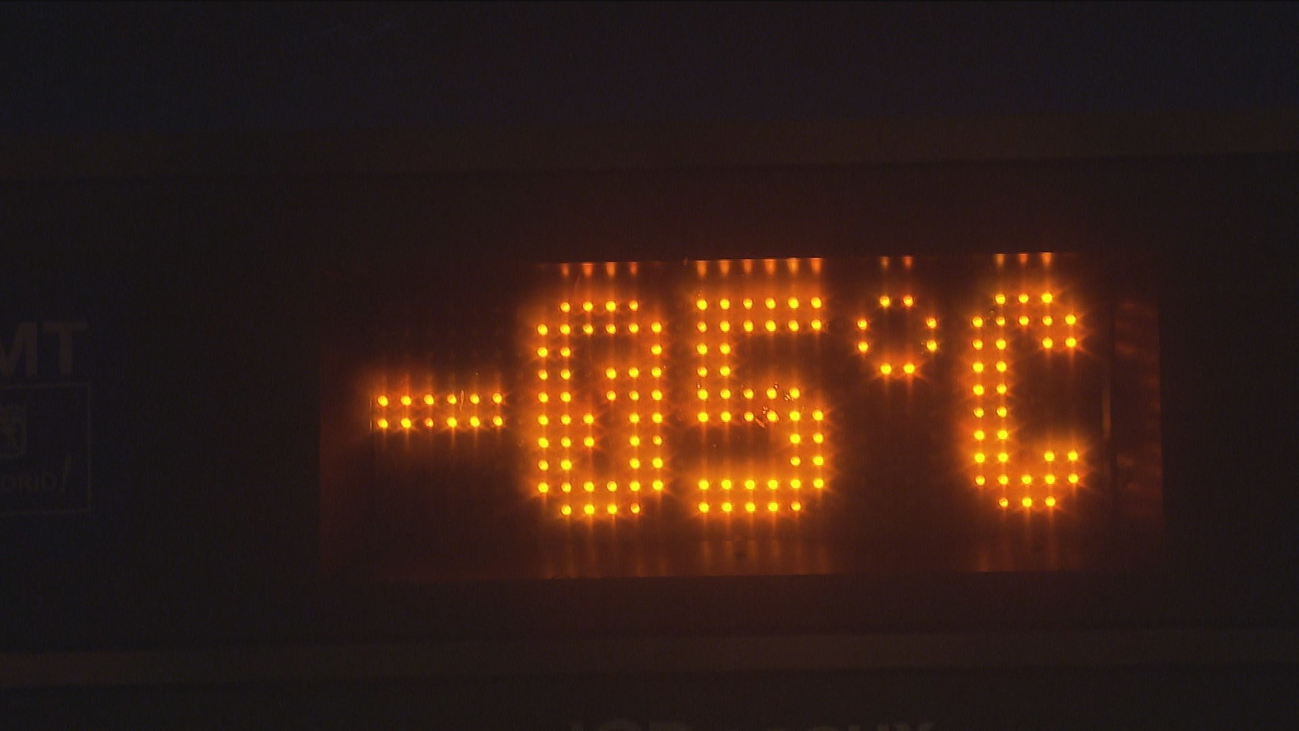 Frío y heladas generalizadas en Madrid por la caída de las temperaturas