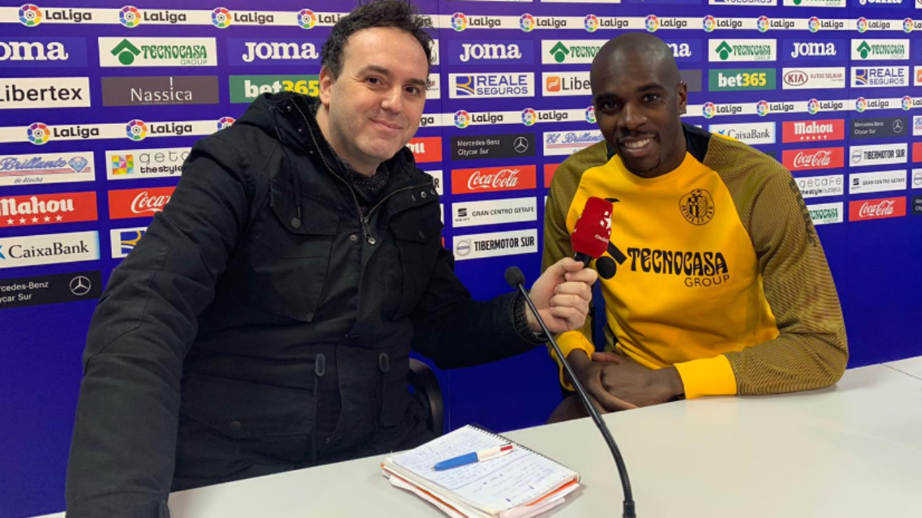 Nyom: "Soy feliz en Getafe y lo fui en Leganés"