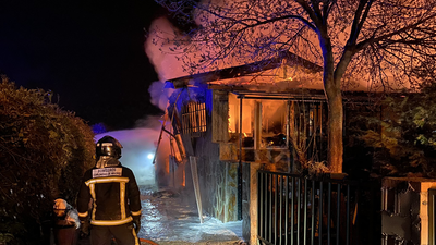 Calcinado un chalet de dos plantas en El Molar