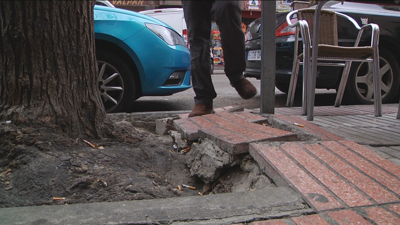 Baches trampa en el barrio de Quintana