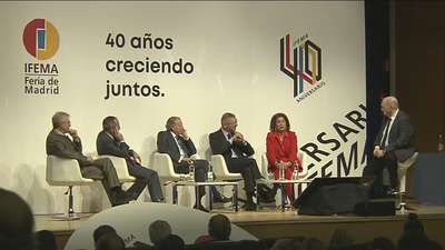 Reunión histórica de alcaldes de Madrid para celebrar el 40 aniversario de Ifema
