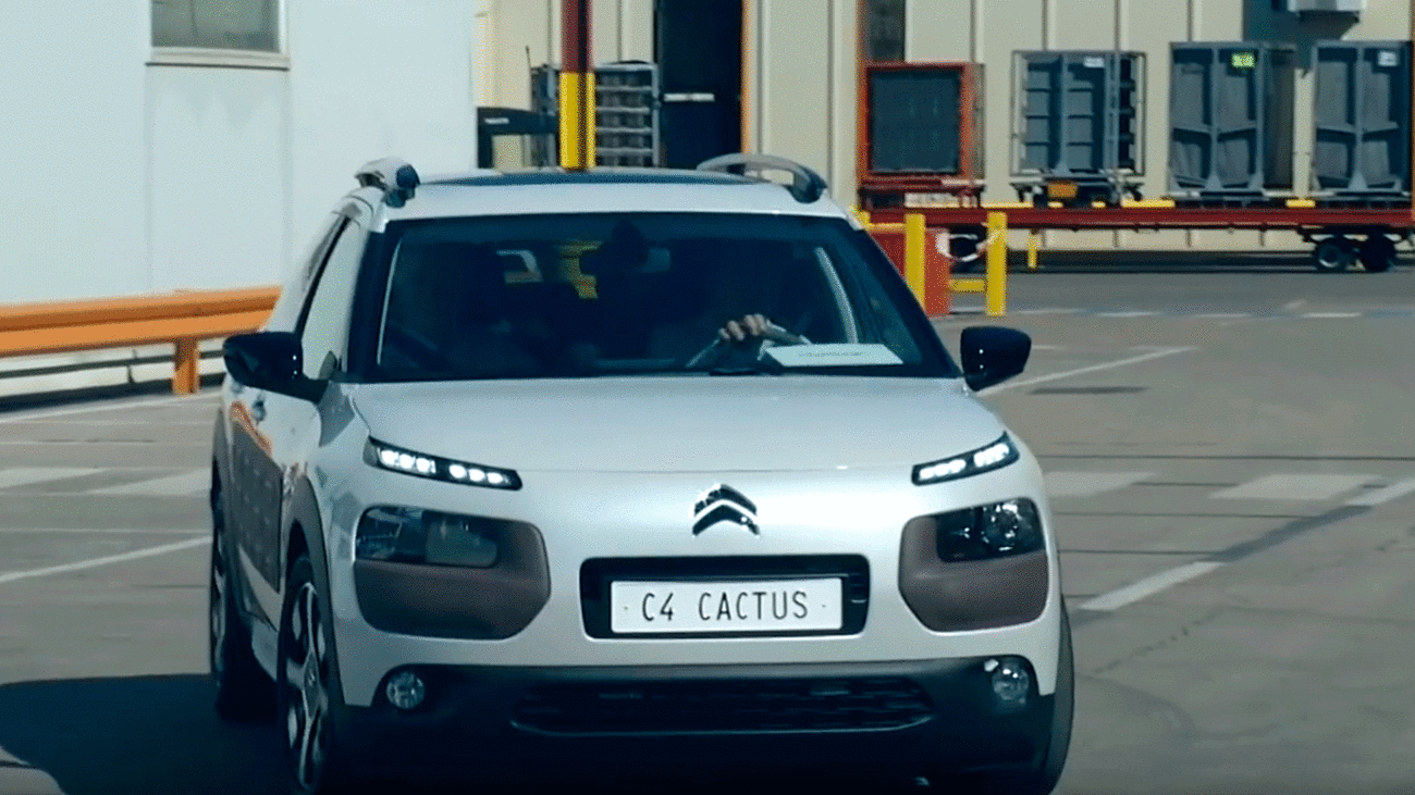 Un Citroen C4 en la planta de Villaverde