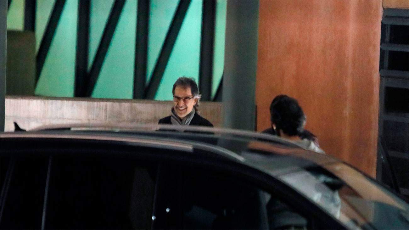 Jordi Cuixart sale de Lledoners  con su primer permiso penitenciario