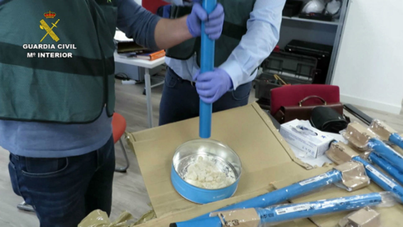 La Guardia Civil desmantelada un laboratorio de drogas en Usera
