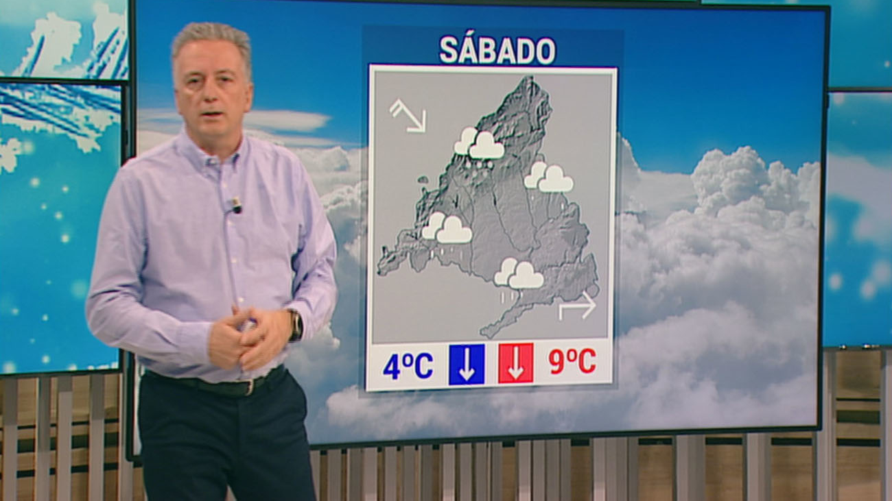 Fin de semana invernal en Madrid con viento, mucho frío, lluvia... y hasta nieve