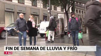 Frío y lluvia en Madrid a la espera de la entrada de Gloria, la primera borrasca del invierno
