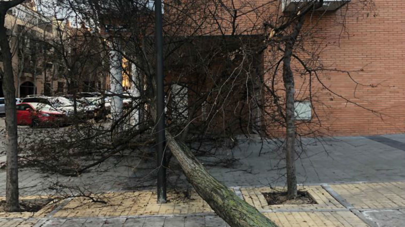 La Policía de Getafe realiza 15 intervenciones por la borrasca Gloria