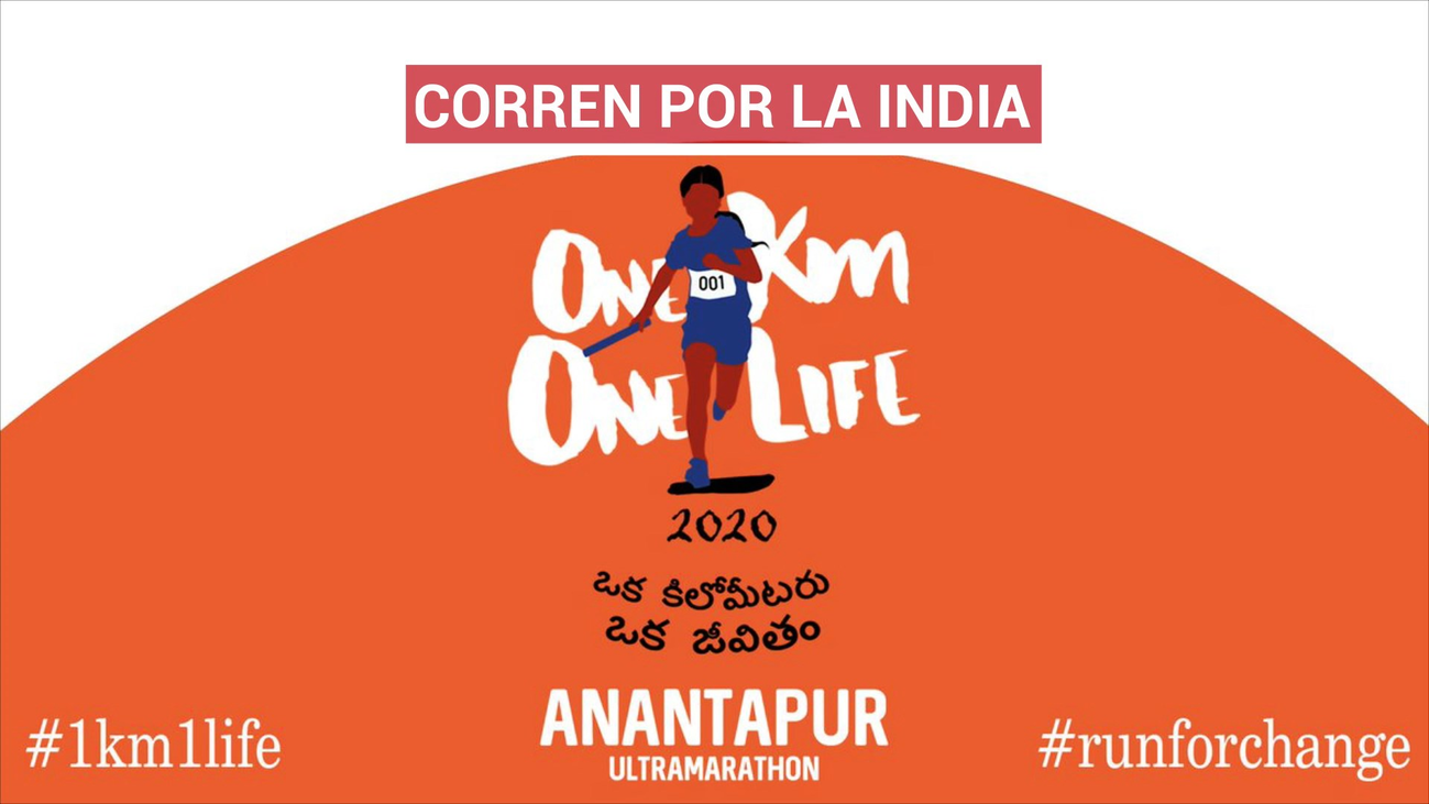 Ultramaratón solidario en Anantapur; un kilómetro, una vida