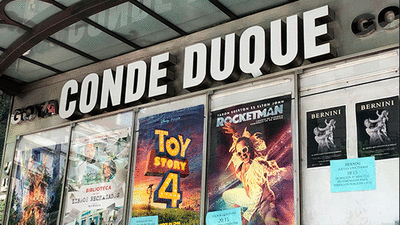 Los cines Conde Duque de Goya, en peligro de cierre y de convertirse en un supermercado